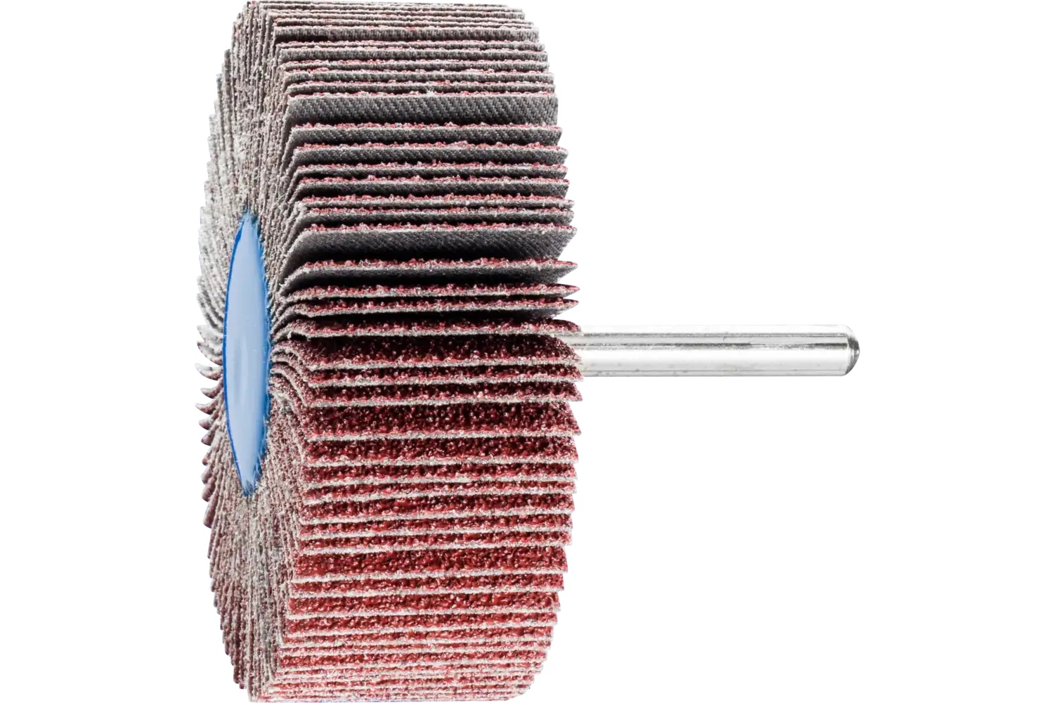 Picture of Pferd Mounted Flap Wheel, 3" X 1, 40 Grit, 1/4" Shank, Ceramic Oxide Co-Cool